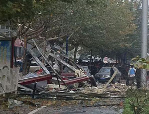 西安餐飲店爆炸已造成9人死亡34人住院治療 2011年11月14日